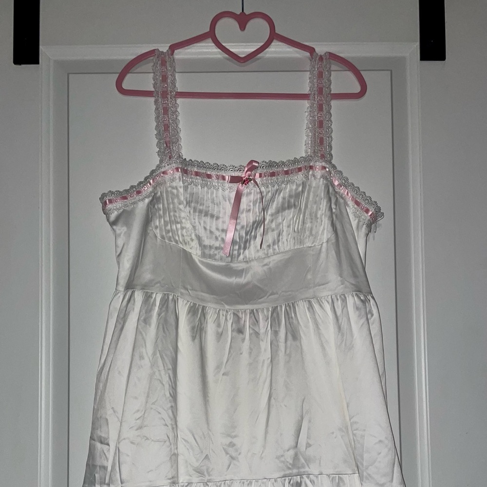 *SOLD OUT* Look Of An Angel Mini Dress - Picture 1 of 8